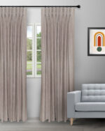Sand Texture - Taupe Custom Curtains