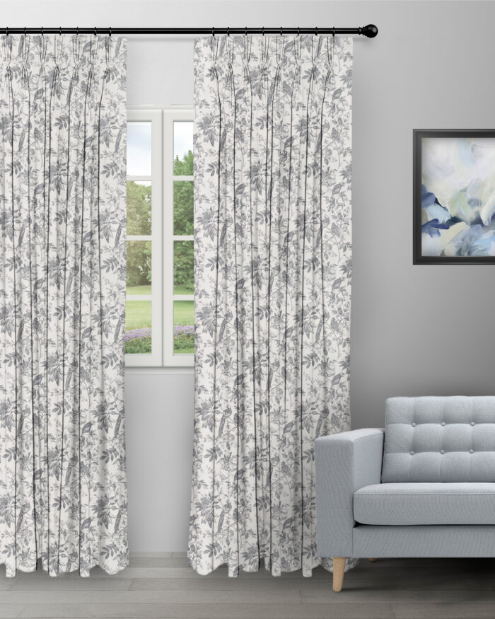 Pero - Graphite Custom Curtains - Image 1