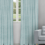 Cotton Bella - Blue Ripple Fold Drapes