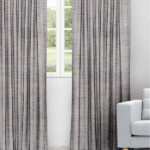 Farmland - Misty Rose Color Ripple Fold Drapes