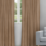 Swizz - Latte Ripple Fold Drapes