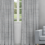 Boho Drapery - Pine Color Ripple Fold Drapes