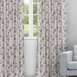 Chelsea Floral - Earth Ripple Fold Drapes