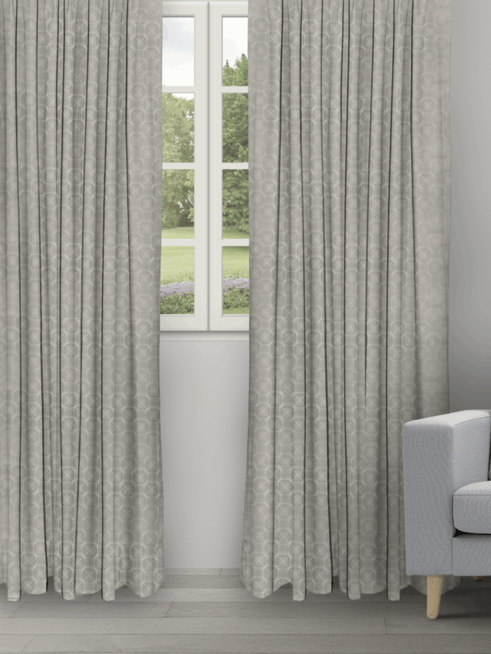 Curtains Ambrosia - Taupe Ripple Fold Panels - Image 1