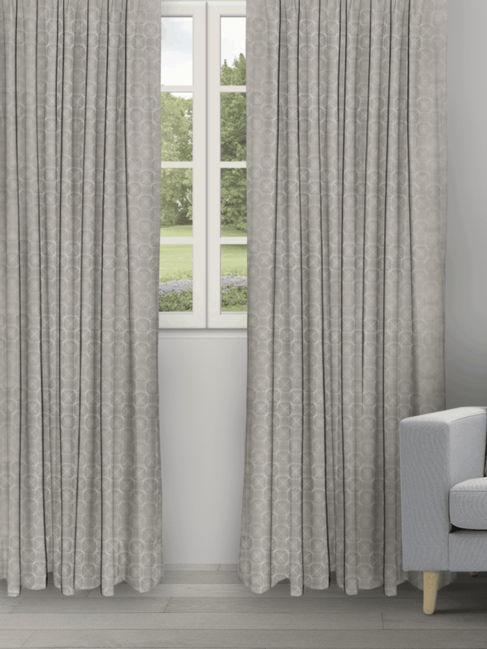 Untitled design (3) Curtains Ambrosia - Taupe Ripple Fold Panels - Image 1