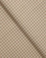 Classic Houndstooth - Camel Ripple Fold Drapes - Image 3