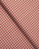 Classic Houndstooth - Tuscan Red Ripple Fold Drapes - Image 3