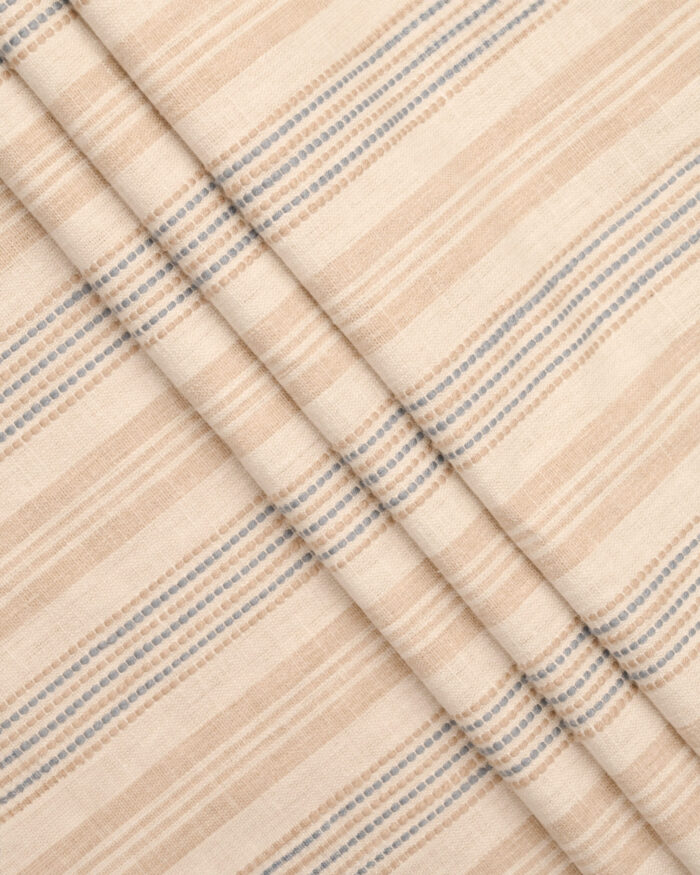 Coastal Stripes - Sky Custom Curtains - Image 2