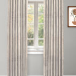 Coastal Stripes - Smoke Custom Curtains