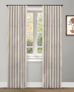 Coastal Stripes - Smoke Custom Curtains