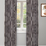 Country Stripes - Midnight Custom Curtains