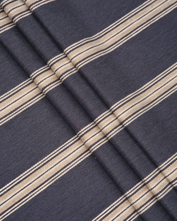 Country Stripes - Midnight Custom Curtains - Image 2