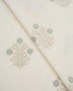 Embroidered Hailee - Mint Ripple Fold Drapes - Image 2