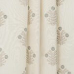 Embroidered Hailee - Mint Ripple Fold Drapes