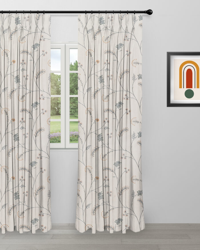 Embroidered Silvy - Dew Custom Curtains - Image 1
