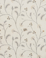 Embroidered Silvy - Ash Gray Custom Curtains - Image 2