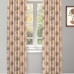 English Garden - Sapphire Fog Custom Curtains