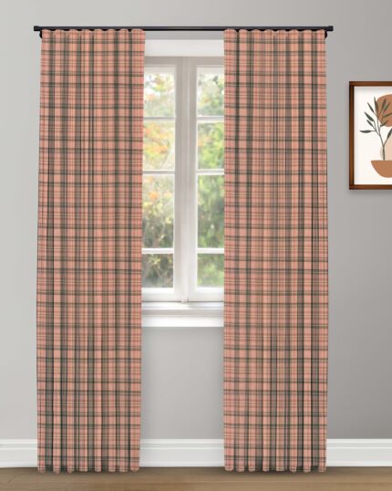 Farmhouse Plaid Check - Petal Custom Curtains