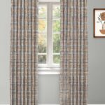 Farmhouse Plaid Check - Storm Custom Curtains