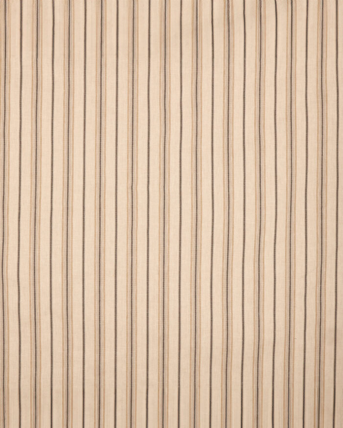 Folktales Stripes - Stone Custom Curtains - Image 3