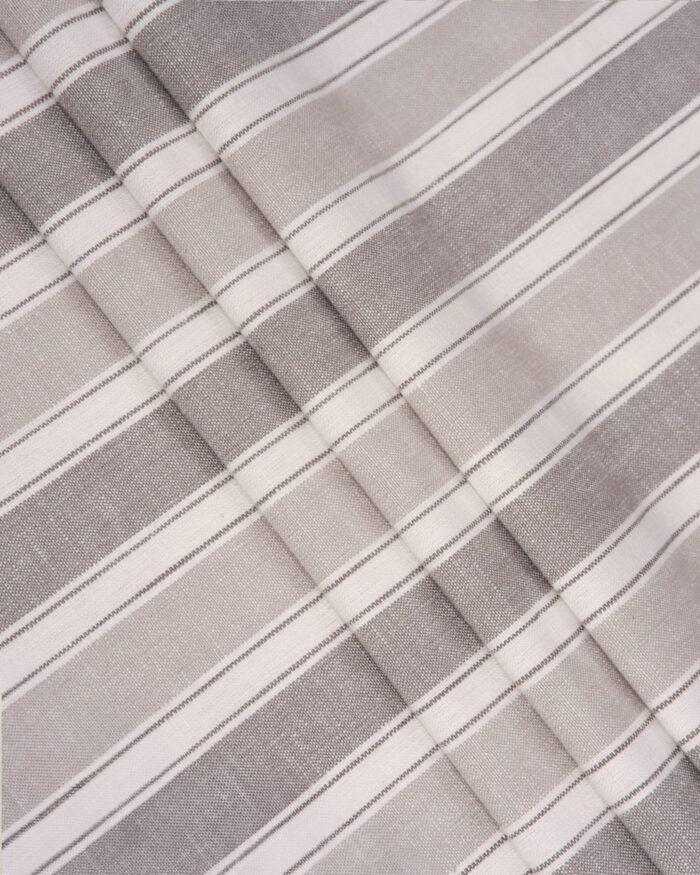 French Stripes - Witney Gray  Custom Curtains - Image 2