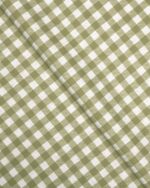 Gingham Check - Green Custom Curtains - Image 2