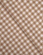 Gingham Check - Sand Custom Curtains - Image 2