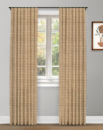 Gingham Check - Mustard Custom Curtains