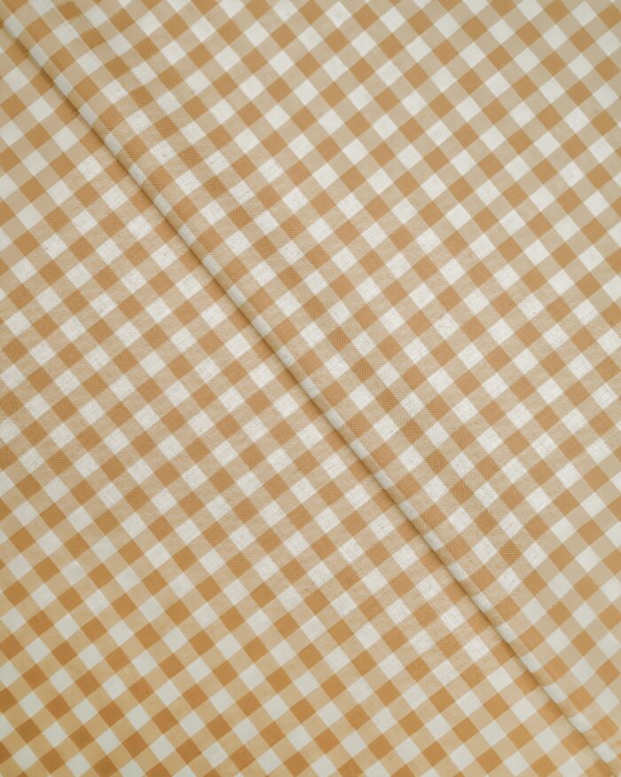 Gingham Check - Mustard Custom Curtains - Image 2