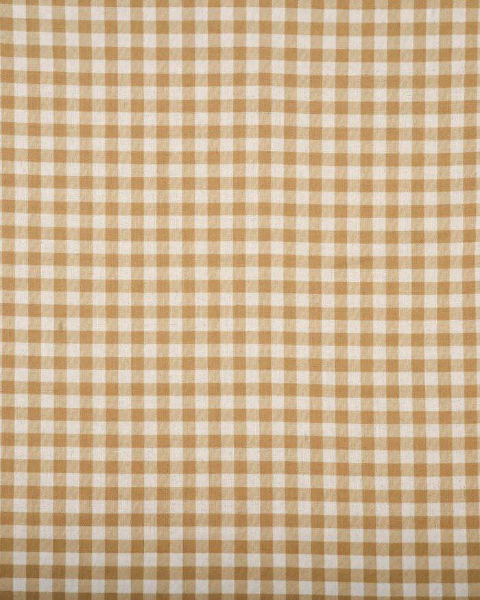 Gingham Check - Mustard Custom Curtains - Image 3