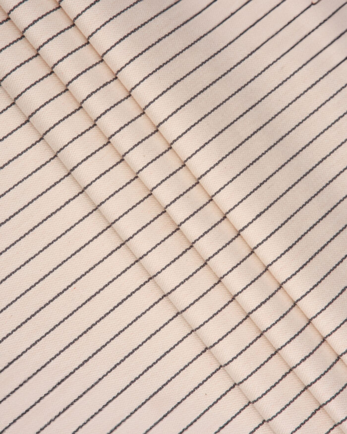 Lincoln Stripes - Graphite Custom Curtains - Image 2