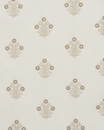 Embroidered Hailee - Cyrus Beige Ripple Fold Drapes - Image 3