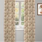 Vintage Floral Collection - Beige Custom Curtains