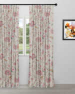 Blooming Spring - My Pink Ripple Fold Drapes