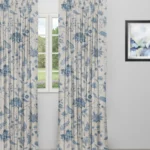 Blooming Spring - Just Blue Custom Curtains