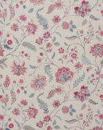 Blooming Spring - Pink Linen Fabric Swatch - Image 2