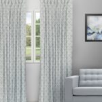 Cotton Husk - Sky Custom Curtains