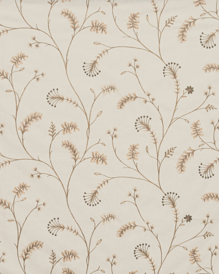 Embroidered Silvy - Walnut Custom Curtains - Image 4
