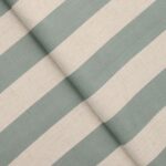 Vintage Linen Stripes - Sea Foam Fabric Swatch