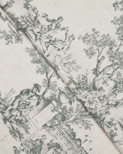 French Toile - Forest Fabric Swatch