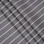 Drought Stripes- Ash Gray Fabric Swatch