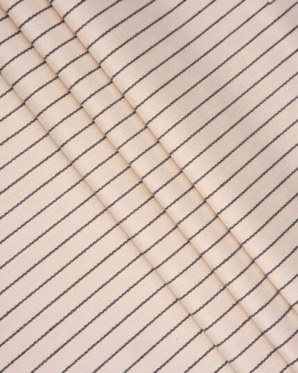 French Stripes - Graphite Fabric Swatch