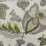 Leaf - Gray Custom Curtains