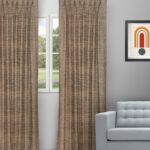 Oreo - Coffee/ Gold Custom Curtains