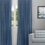 Orlando - Navy Custom Curtains