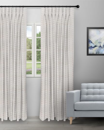 Pyramid - Dove Custom Curtains