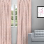 Pyramid - Misty Rose Custom Curtains