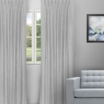Sand Bubble - Light Gray Custom Curtains