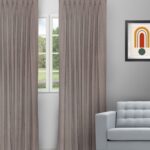 Sand Bubble - Mocha Custom Curtains