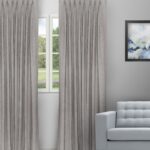 Sand Texture - Slate Custom Curtains